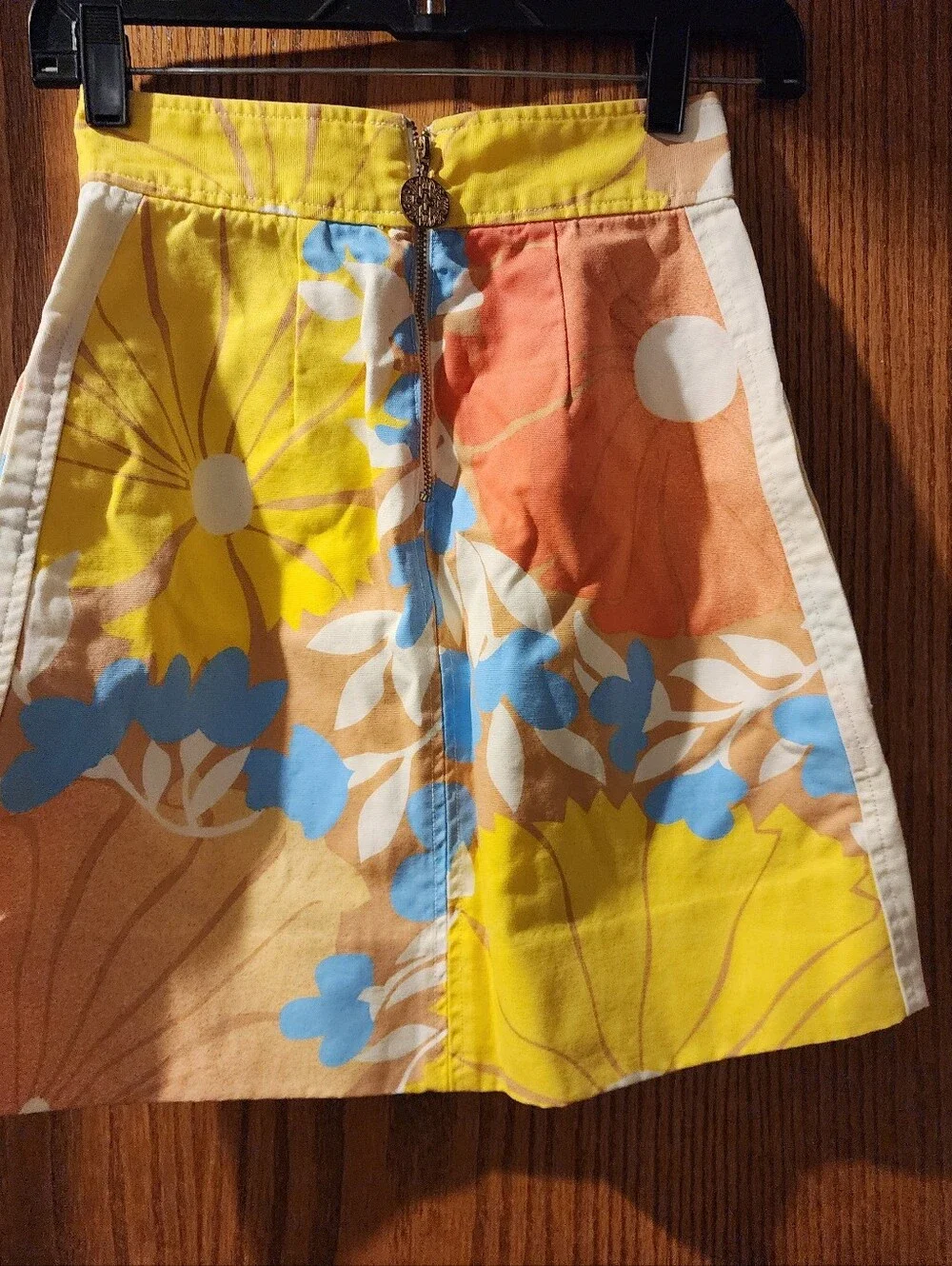 Tracy Feith Multi-Color Flower A-Line Mini Skirt  1 NWT